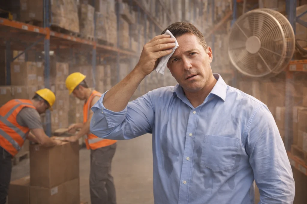 rafraichissement d'un entrepôt